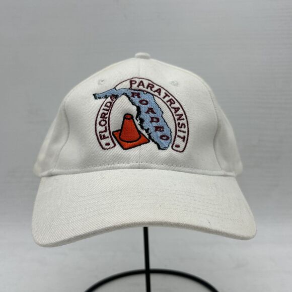 Off-White Other - Vintage Patch Hat White Burgundy Orange Blue Florida Rodeo Paratransit